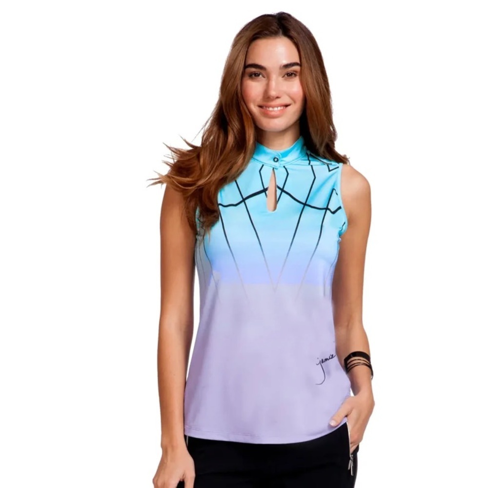 Jamie Sadock Golf Sleeveless Oasis Cyber Top size XL